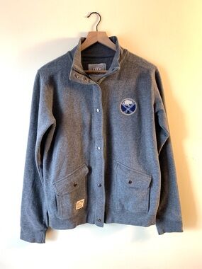 Buffalo Sabres Old Time Hockey Newburyport Jacket Gray NHL Women’s Large